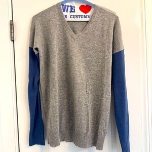 Theory two-toned cashmere sweater - new with tags